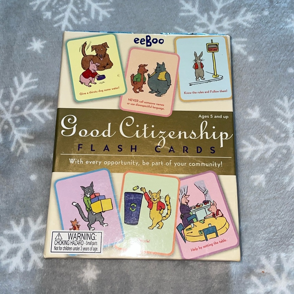 Good Citizenship Flash Cards